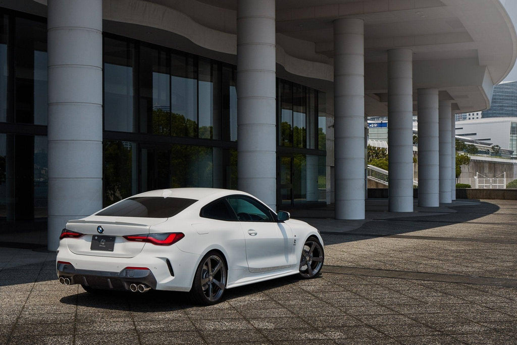 3DDesign Carbon Fibre Rear Diffuser for BMW 4 Series (2020+, G22 G23) - AUTOID® - Rear Diffusers - 3DDesign