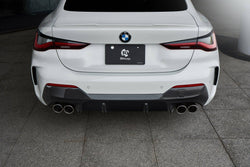 3DDesign Carbon Fibre Rear Diffuser for BMW 4 Series (2020+, G22 G23) - AUTOID® - Rear Diffusers - 3DDesign