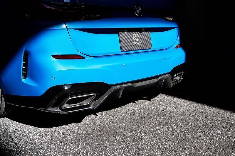 3DDesign Carbon Fibre Rear Diffuser for BMW M235i (2020-2024, F44) - AUTOID® - Rear Diffusers - 3DDesign