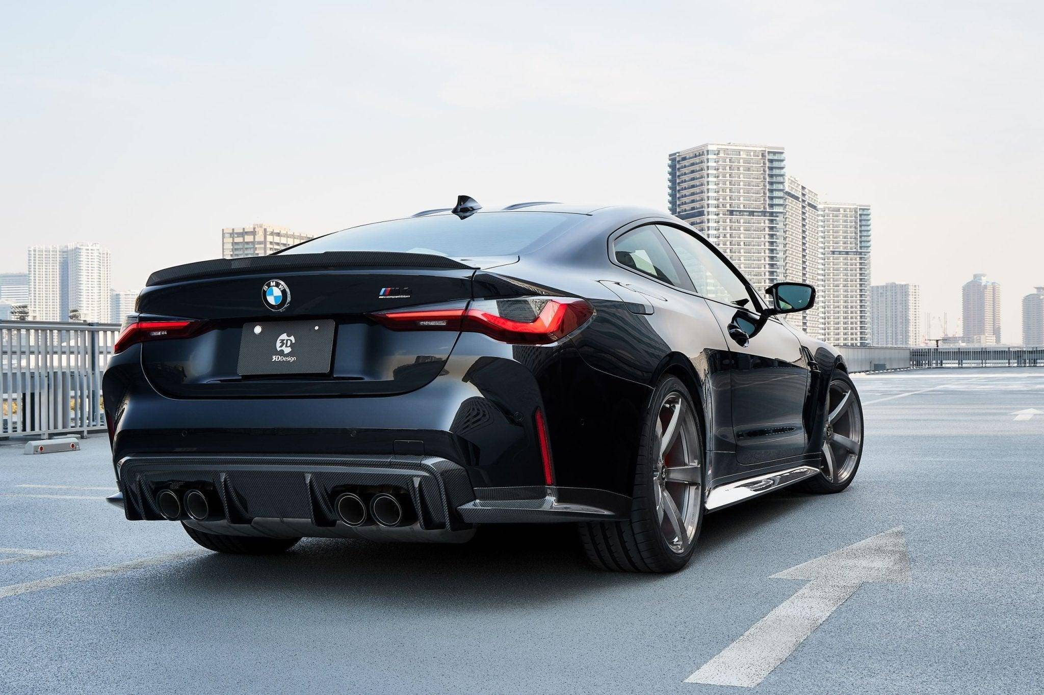 3DDesign Carbon Fibre Rear Diffuser for BMW M3 G80 G81 & M4 G82 G83 (2020+) - AUTOID® - Rear Diffusers - 3DDesign