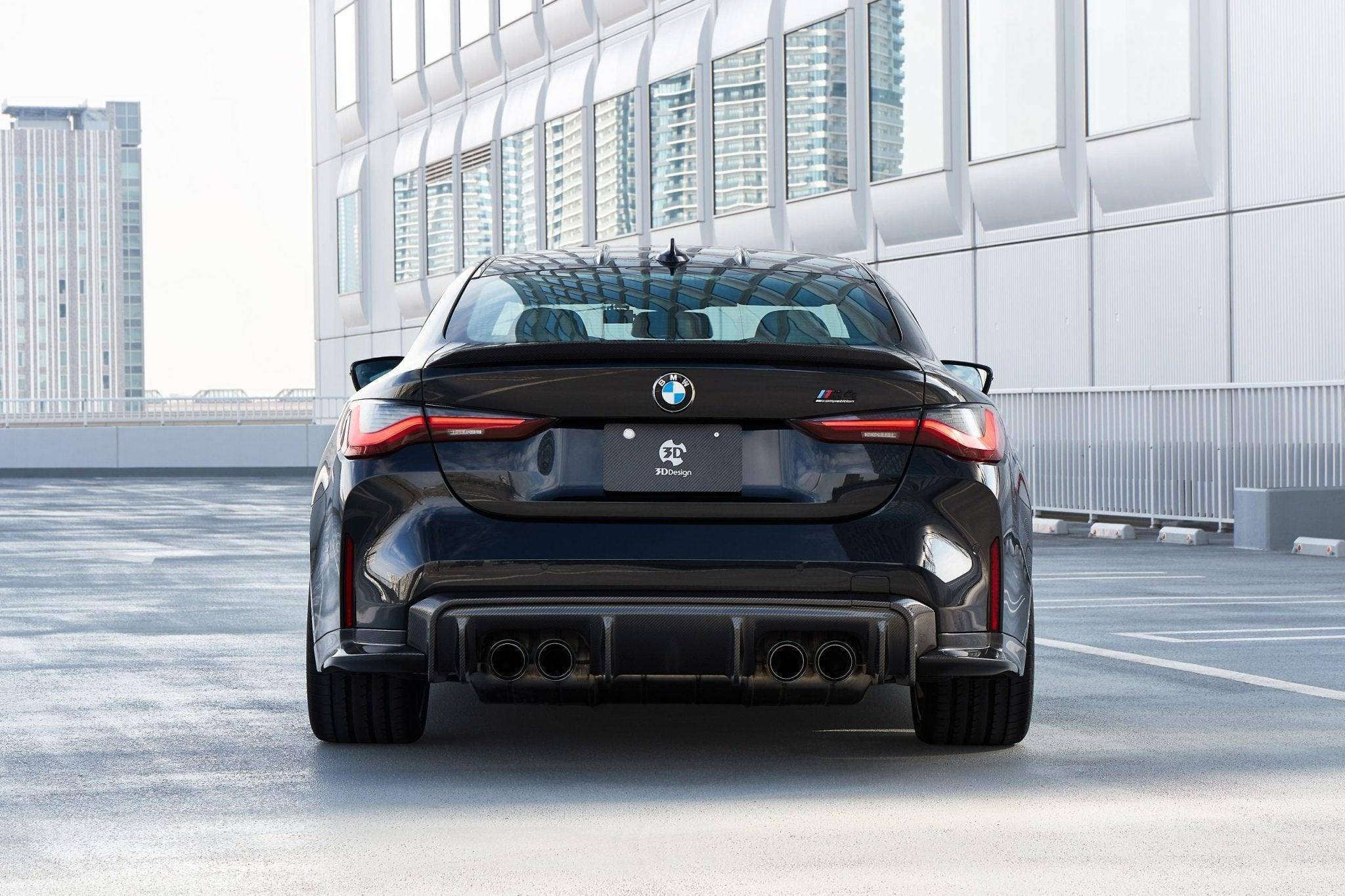3DDesign Carbon Fibre Rear Diffuser for BMW M3 G80 G81 & M4 G82 G83 (2020+) - AUTOID® - Rear Diffusers - 3DDesign