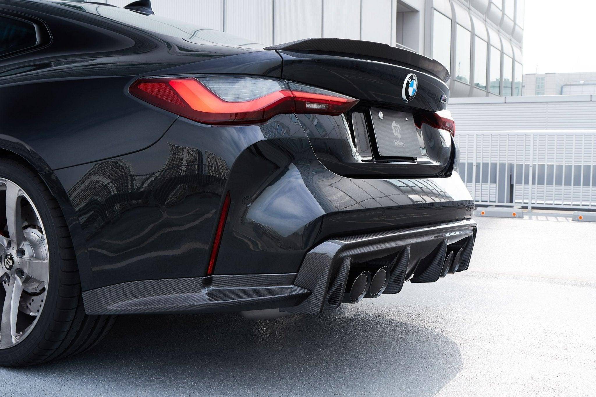 3DDesign Carbon Fibre Rear Diffuser for BMW M3 G80 & M4 G82 G83 (2020+), Rear Diffusers, 3DDesign - AUTOID | Premium Automotive Accessories