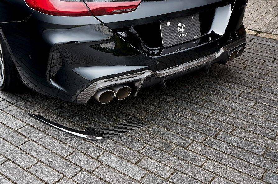 3DDesign Carbon Fibre Rear Diffuser for BMW M8 (2019+, F91 F92 F93) - AUTOID - Rear Diffusers - 3DDesign