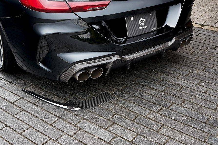 3DDesign Carbon Fibre Rear Diffuser for BMW M8 (2019+, F91 F92 F93) - AUTOID® - Rear Diffusers - 3DDesign