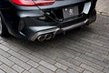 3DDesign Carbon Fibre Rear Diffuser for BMW M8 (2019+, F91 F92 F93) - AUTOID® - Rear Diffusers - 3DDesign