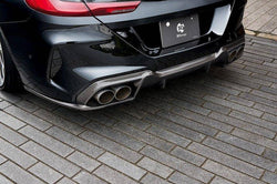 3DDesign Carbon Fibre Rear Diffuser for BMW M8 (2019+, F91 F92 F93) - AUTOID® - Rear Diffusers - 3DDesign