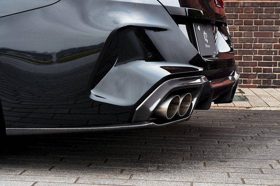 3DDesign Carbon Fibre Rear Diffuser for BMW M8 (2019+, F91 F92 F93) - AUTOID® - Rear Diffusers - 3DDesign