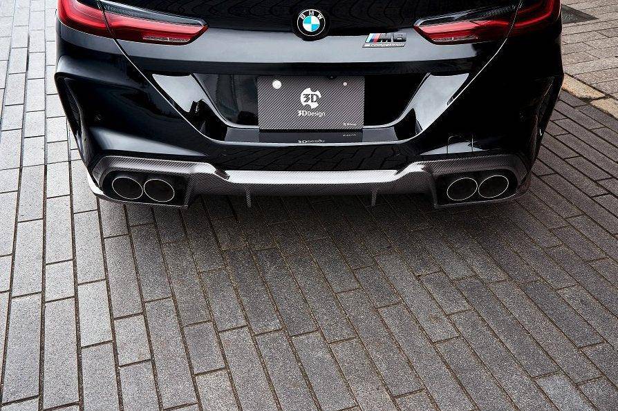 3DDesign Carbon Fibre Rear Diffuser for BMW M8 (2019+, F91 F92 F93) - AUTOID® - Rear Diffusers - 3DDesign