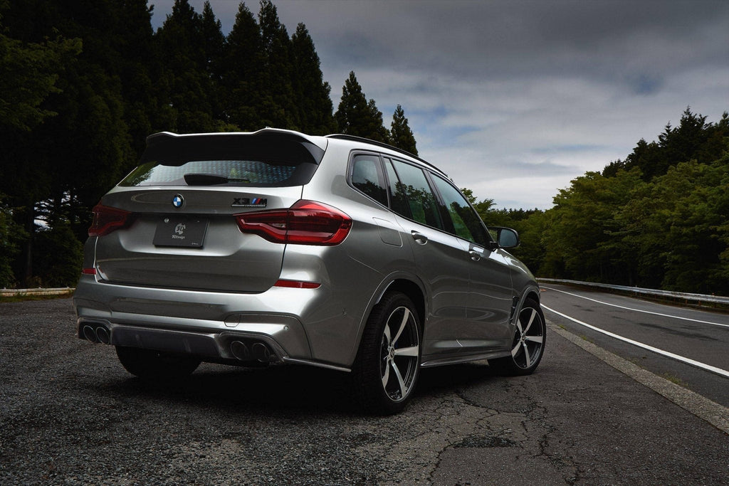 3DDesign Carbon Fibre Rear Diffuser for BMW X3M (2019+, F97) - AUTOID® - Rear Diffusers - 3DDesign