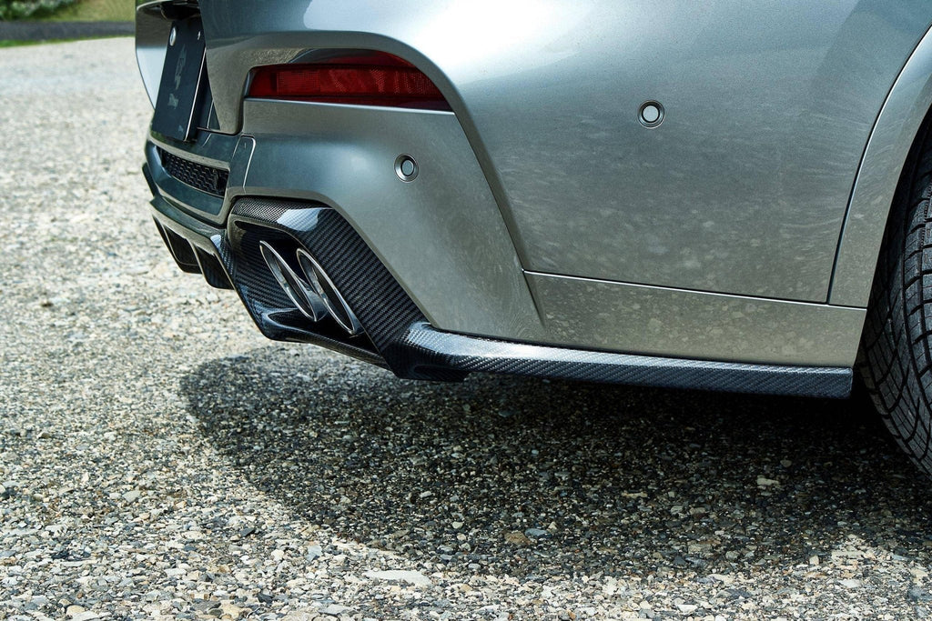 3DDesign Carbon Fibre Rear Diffuser for BMW X4M (2019+, F98) - AUTOID® - Rear Diffusers - 3DDesign