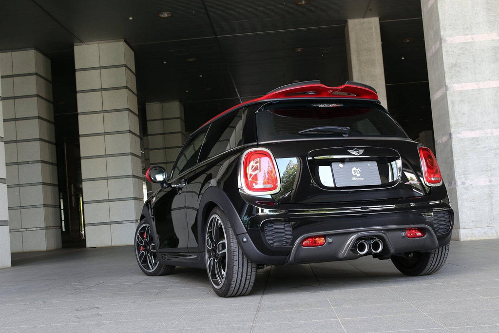 3DDesign Carbon Fibre Rear Diffuser for MINI Cooper JCW (2015+, F56) - AUTOID® - Rear Diffusers - 3DDesign