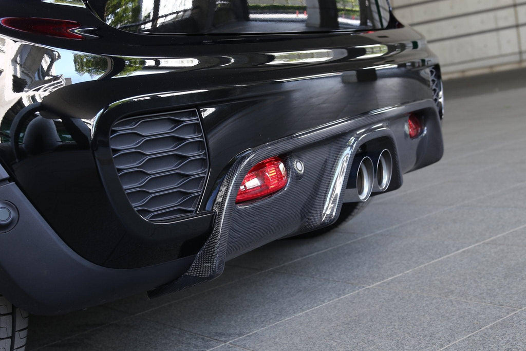 3DDesign Carbon Fibre Rear Diffuser for MINI Cooper JCW (2015+, F56) - AUTOID® - Rear Diffusers - 3DDesign
