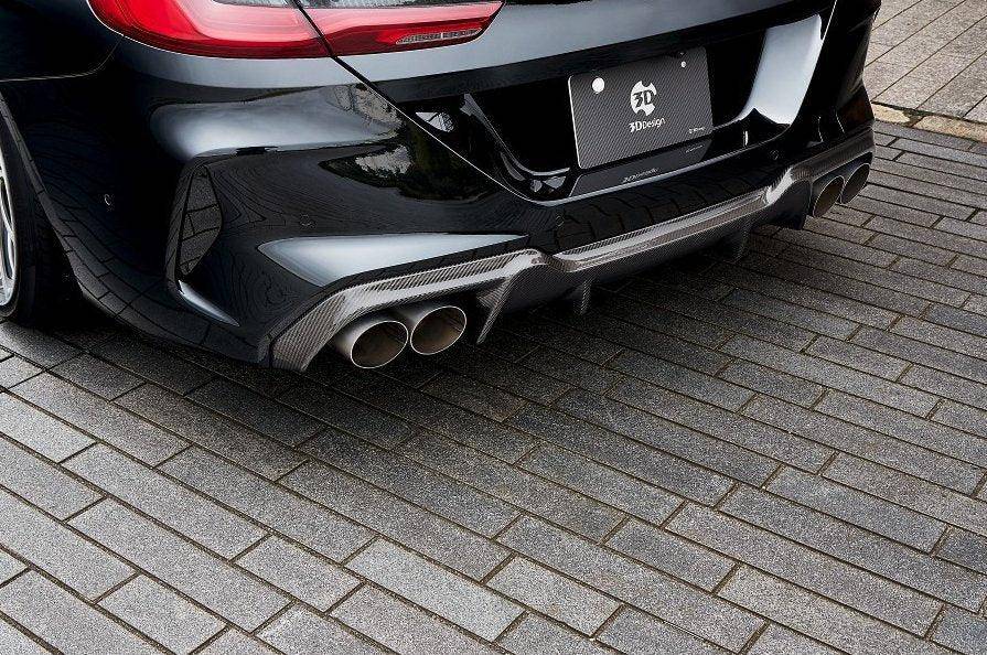 3DDesign Carbon Fibre Rear Diffuser for BMW M8 (2019+, F91 F92 F93), Rear Diffusers, 3DDesign - AUTOID | Premium Automotive Accessories