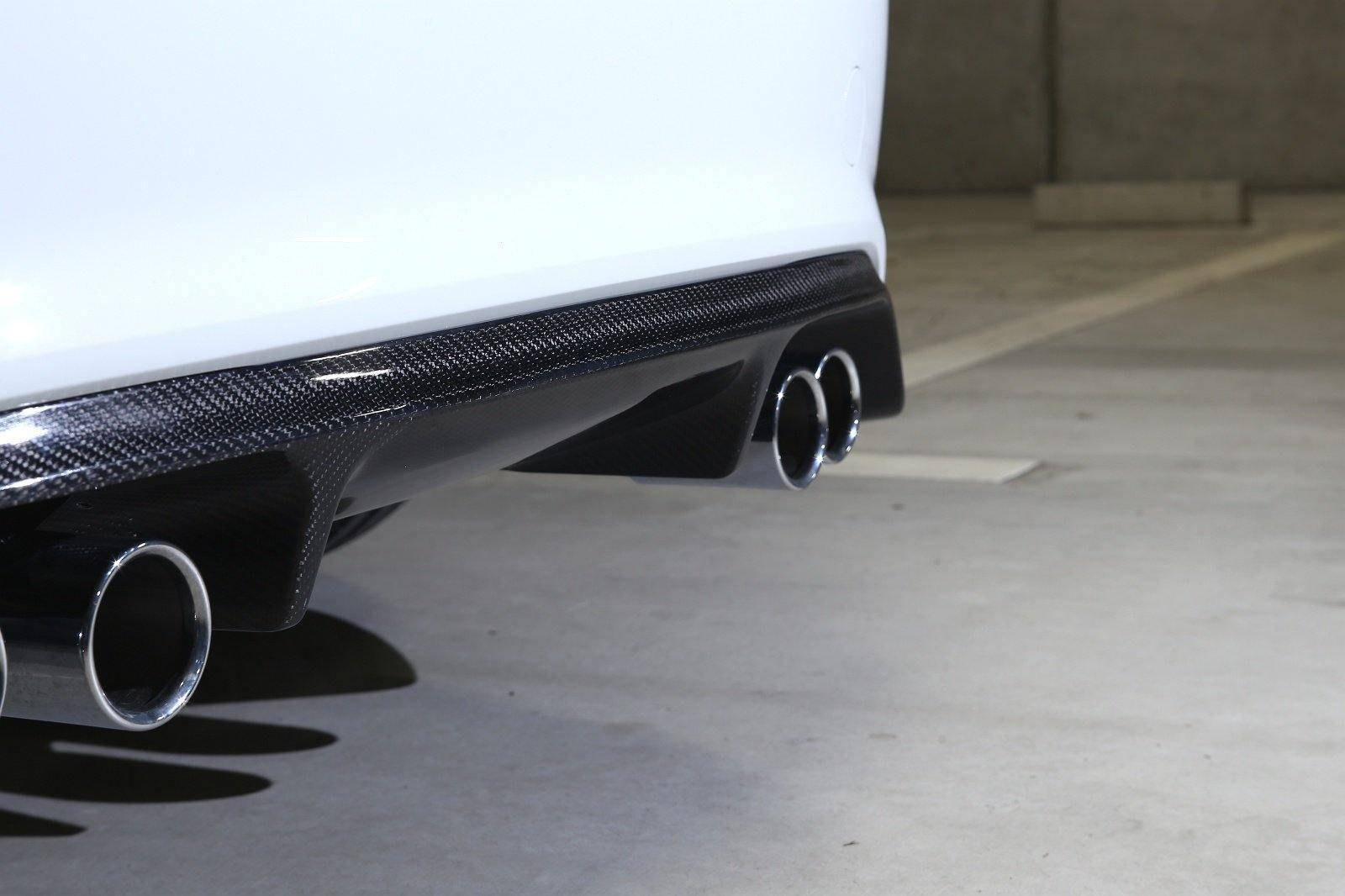 3DDesign Carbon Fibre Rear Diffuser (Type 1) for BMW M2 & M2 Competition (2015-2021, F87) - AUTOID® - Rear Diffusers - 3DDesign