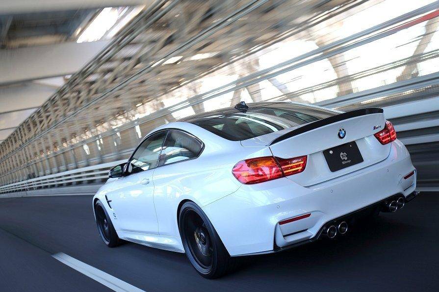 3DDesign Carbon Fibre Rear Diffuser (Type 1) for BMW M3 & M4 (2014 - 2020, F80 F82 F83) - AUTOID - Rear Diffusers - 3DDesign