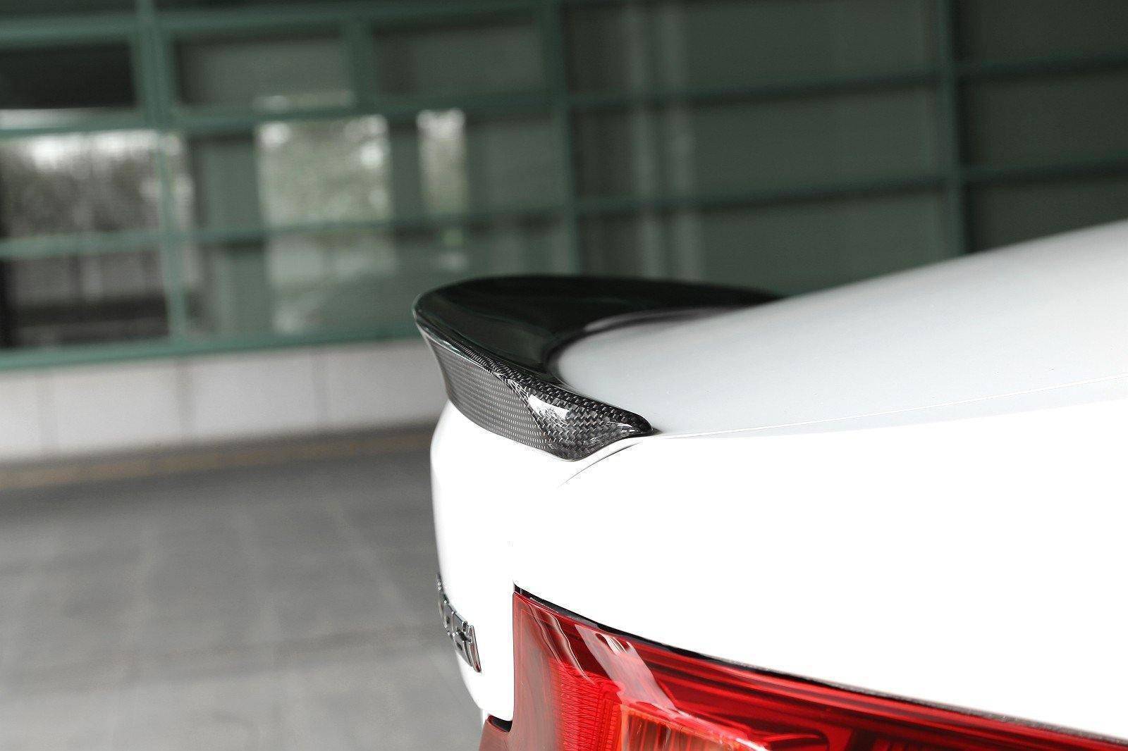 3DDesign Carbon Fibre Rear Spoiler for BMW 2 Series & M2 (2014-2021, F22 F87) - AUTOID® - Rear Spoilers - 3DDesign