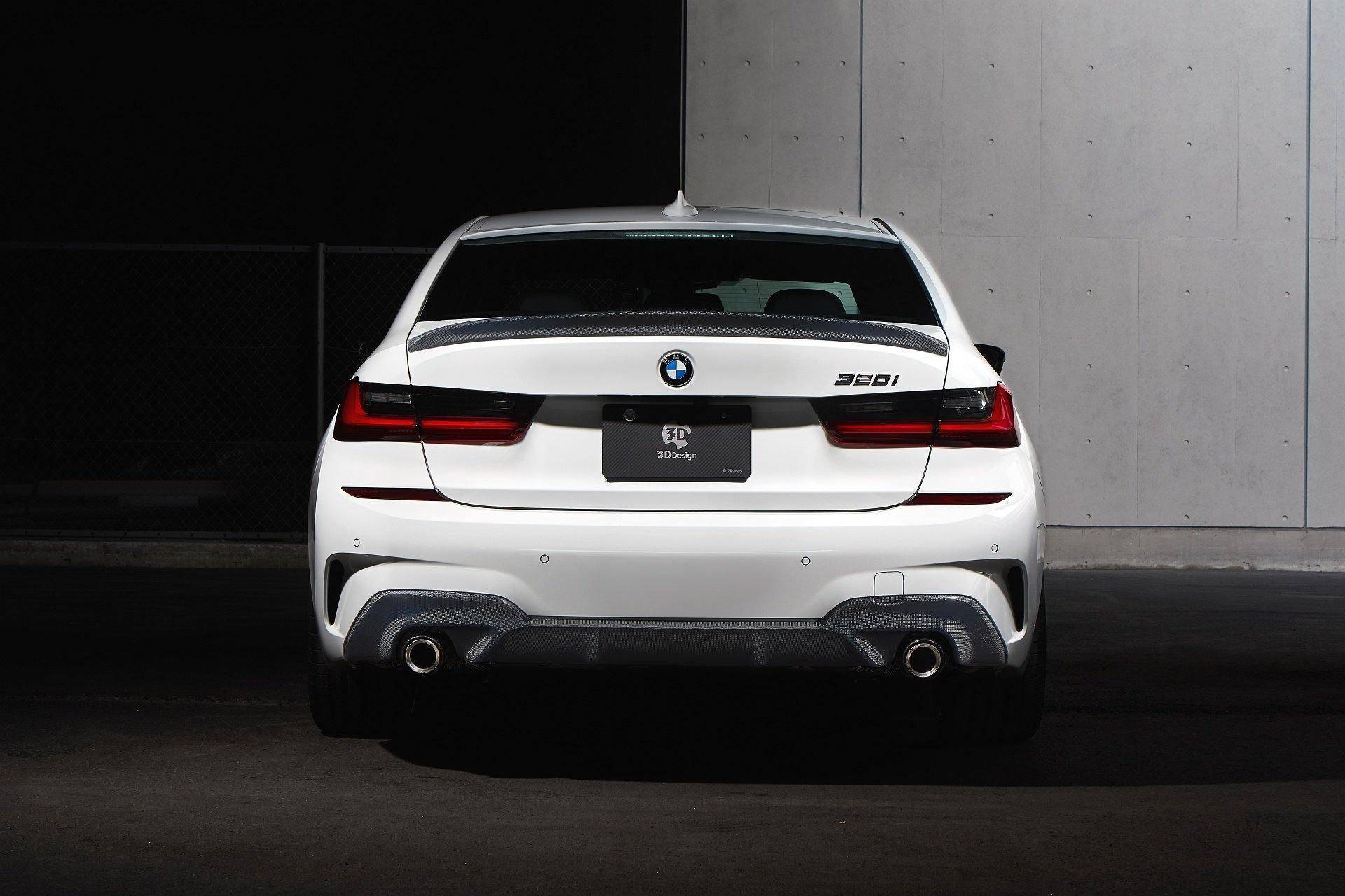 3DDesign Carbon Fibre Rear Spoiler For BMW 3 Series (2019+, G20) - AUTOID - Rear Spoilers - 3DDesign