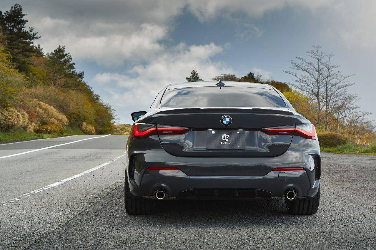 3DDesign Carbon Fibre Rear Spoiler for BMW 4 Series (2020+, G22) - AUTOID® - Rear Spoilers - 3DDesign