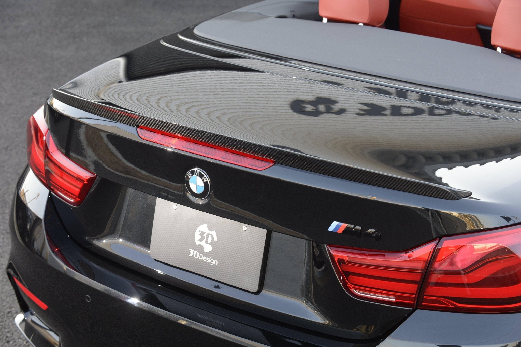 3DDesign Carbon Fibre Rear Spoiler for BMW 4 Series & M4 (2015 - 2020, F83 F33) - AUTOID - Rear Spoilers - 3DDesign