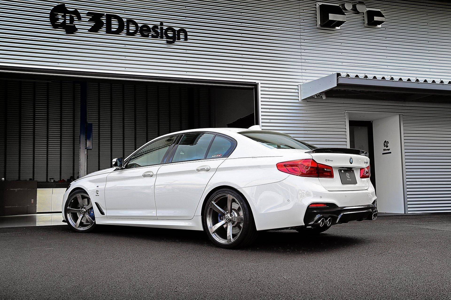 3DDesign Carbon Fibre Rear Spoiler for BMW 5 Series (2017-2023, G30) - AUTOID® - Rear Spoilers - 3DDesign