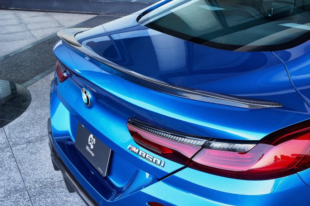 3DDesign Carbon Fibre Rear Spoiler for BMW 8 Series (2019+, G15) - AUTOID - Rear Spoilers - 3DDesign
