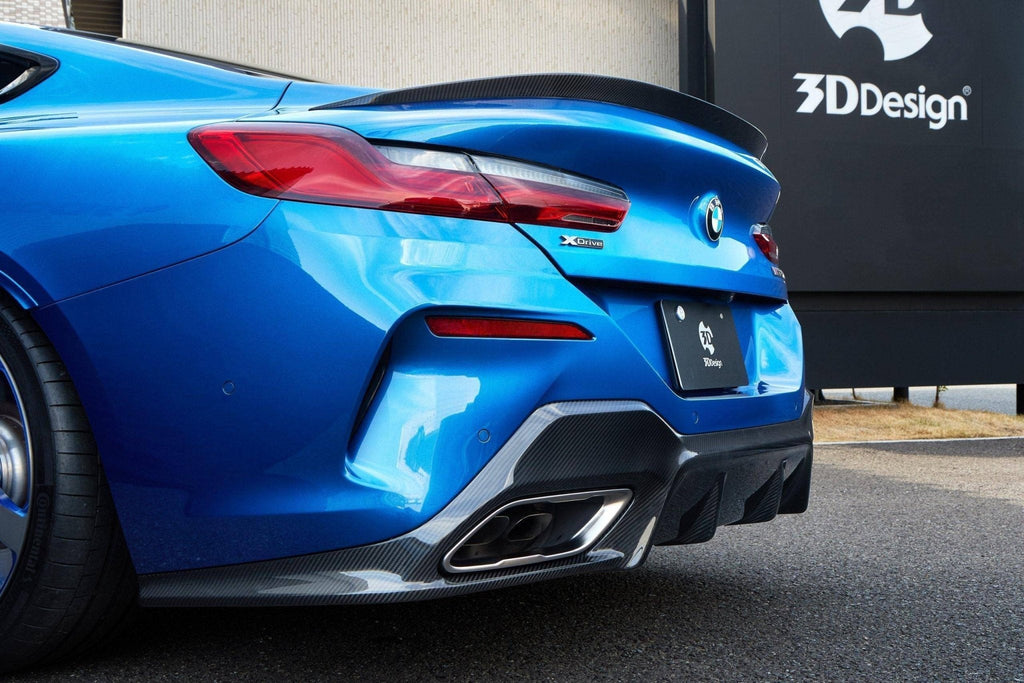 3DDesign Carbon Fibre Rear Spoiler for BMW 8 Series (2019+, G15) - AUTOID® - Rear Spoilers - 3DDesign