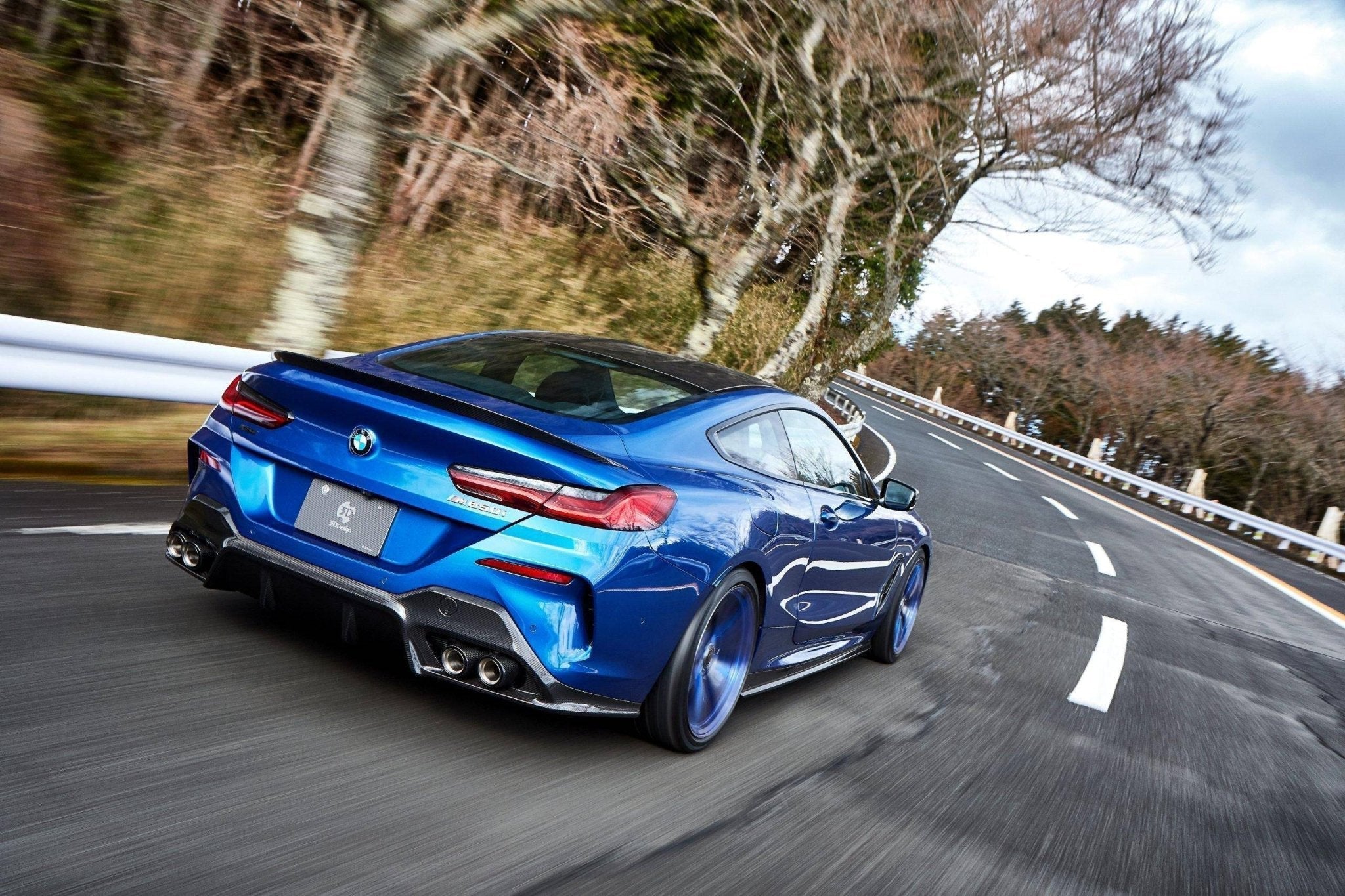 3DDesign Carbon Fibre Rear Spoiler for BMW 8 Series (2019+, G15) - AUTOID® - Rear Spoilers - 3DDesign