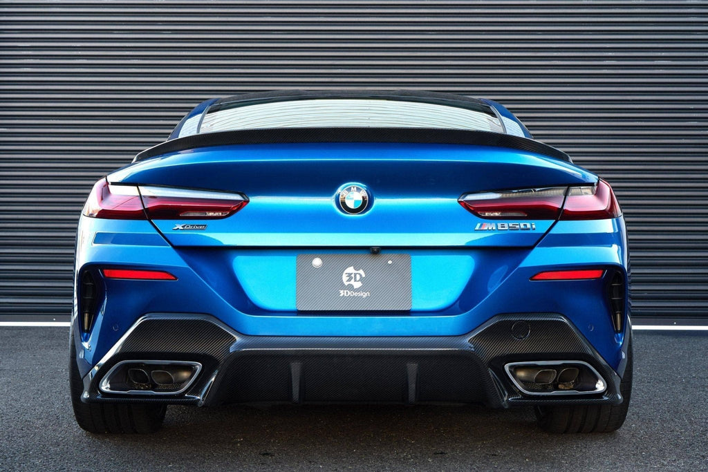 3DDesign Carbon Fibre Rear Spoiler for BMW 8 Series (2019+, G15) - AUTOID® - Rear Spoilers - 3DDesign