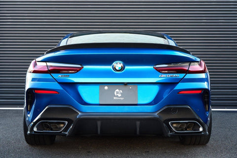 3DDesign Carbon Fibre Rear Spoiler for BMW 8 Series (2019+, G15) - AUTOID® - Rear Spoilers - 3DDesign