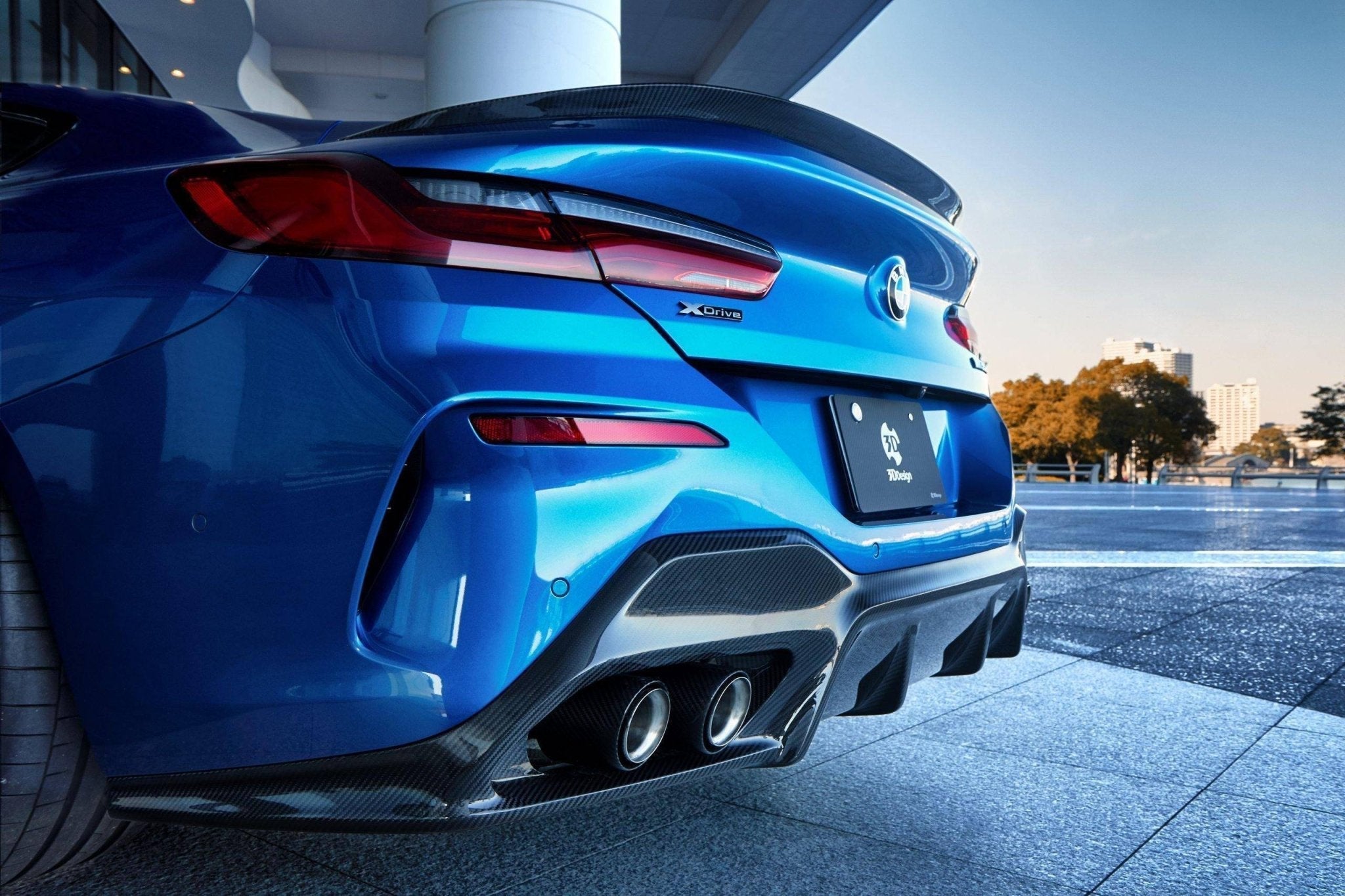 3DDesign Carbon Fibre Rear Spoiler for BMW 8 Series (2019+, G15) - AUTOID® - Rear Spoilers - 3DDesign