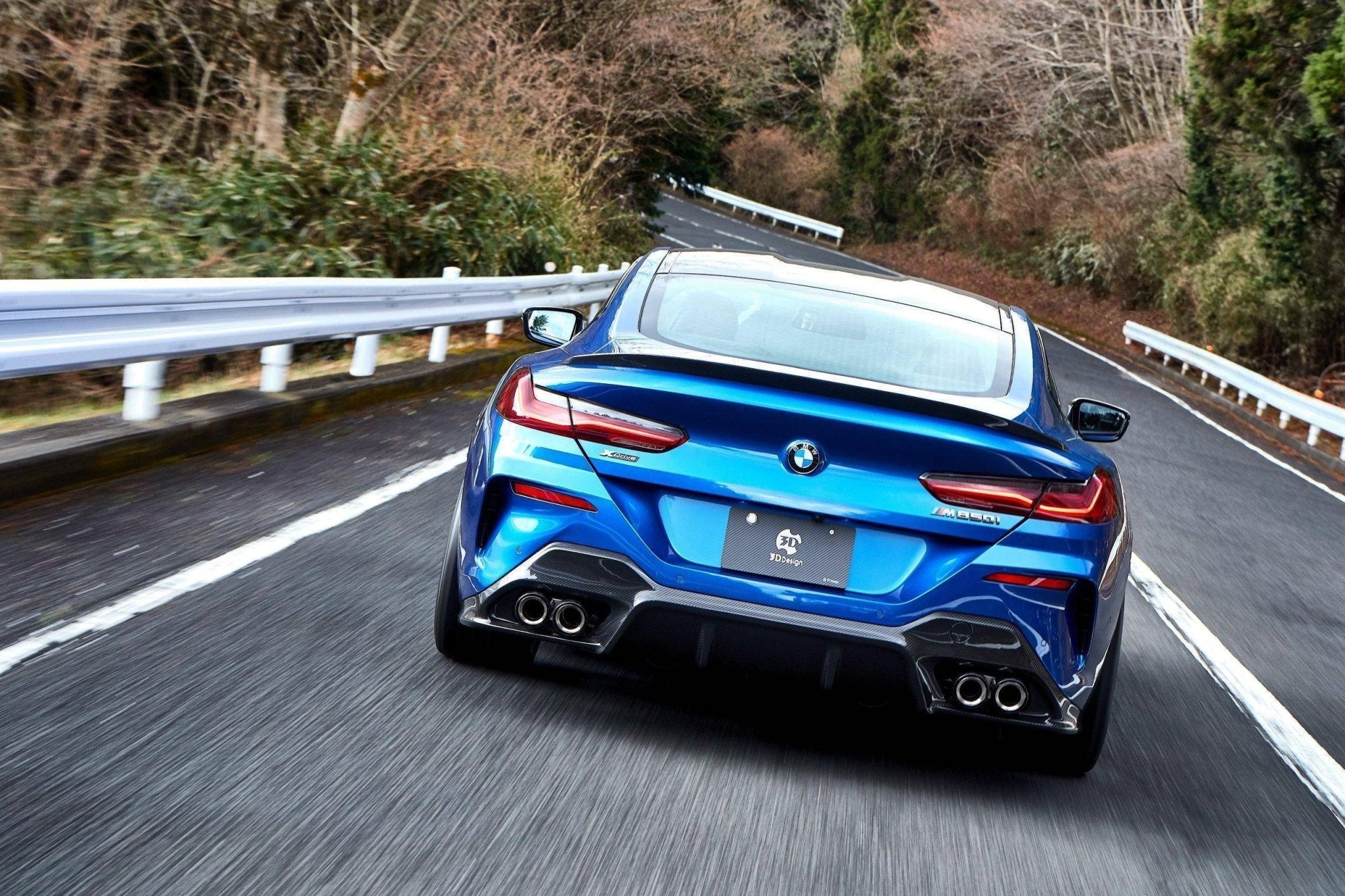 3DDesign Carbon Fibre Rear Spoiler for BMW 8 Series (2019+, G15) - AUTOID® - Rear Spoilers - 3DDesign