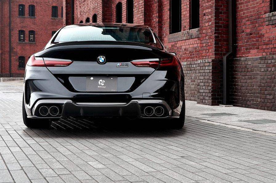 3DDesign Carbon Fibre Rear Spoiler for BMW 8 Series & M8 (2019+, G16 F93)