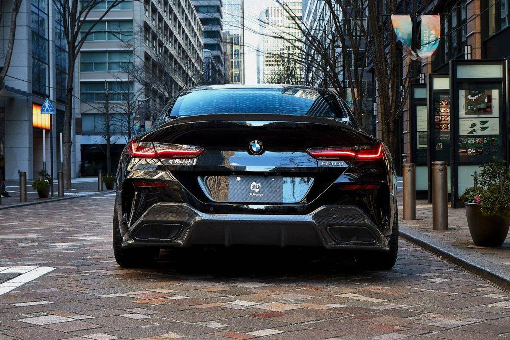 3DDesign Carbon Fibre Rear Spoiler for BMW 8 Series & M8 (2019+, G16 F93) - AUTOID® - Rear Spoilers - 3DDesign