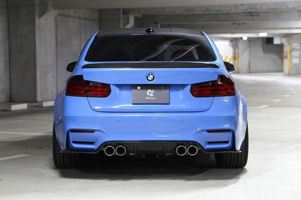 3DDesign Carbon Fibre Rear Spoiler for BMW M3 (2015-2019, F80), Rear Spoilers, 3DDesign - AUTOID | Premium Automotive Accessories