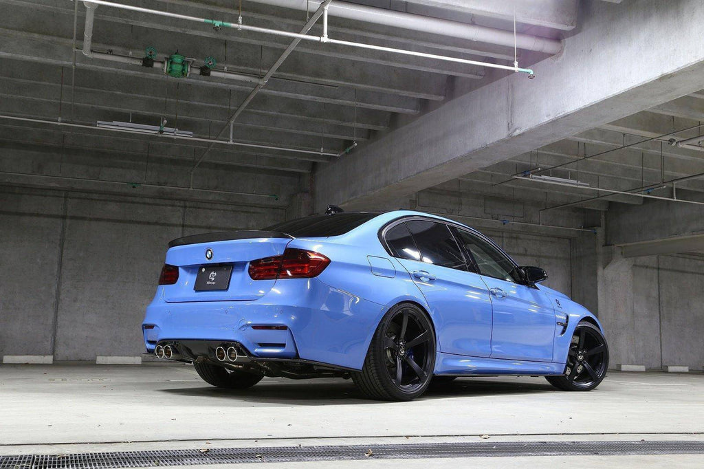 3DDesign Carbon Fibre Rear Spoiler for BMW M3 (2015-2019, F80), Rear Spoilers, 3DDesign - AUTOID | Premium Automotive Accessories