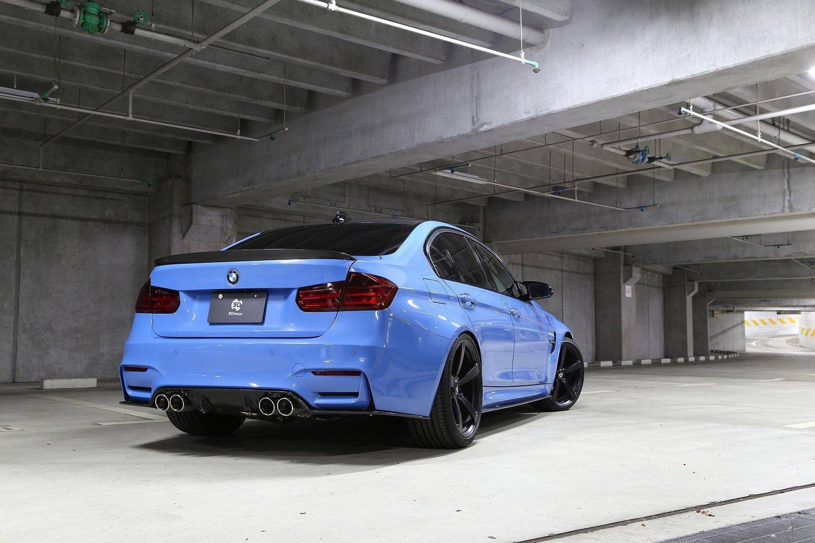 3DDesign Carbon Fibre Rear Spoiler for BMW M3 (2015-2019, F80) - AUTOID® - Rear Spoilers - 3DDesign