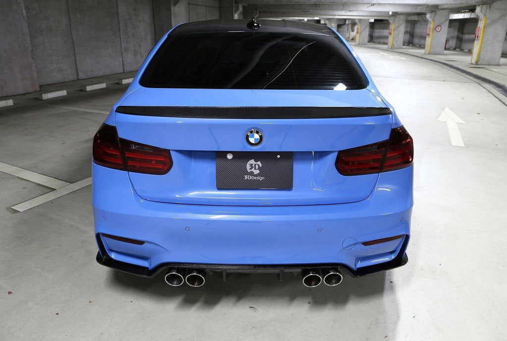 3DDesign Carbon Fibre Rear Spoiler for BMW M3 (2015-2019, F80) - AUTOID® - Rear Spoilers - 3DDesign