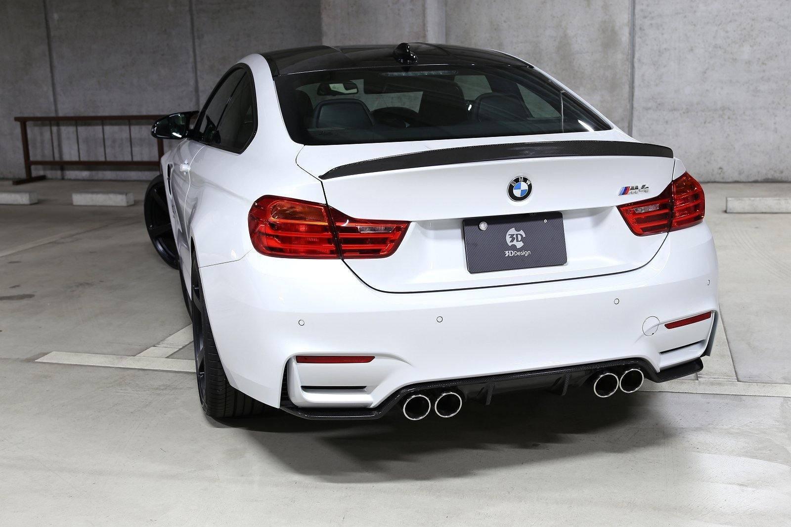 3DDesign Carbon Fibre Rear Spoiler for BMW M4 (2015 - 2020, F82) - AUTOID - Rear Spoilers - 3DDesign