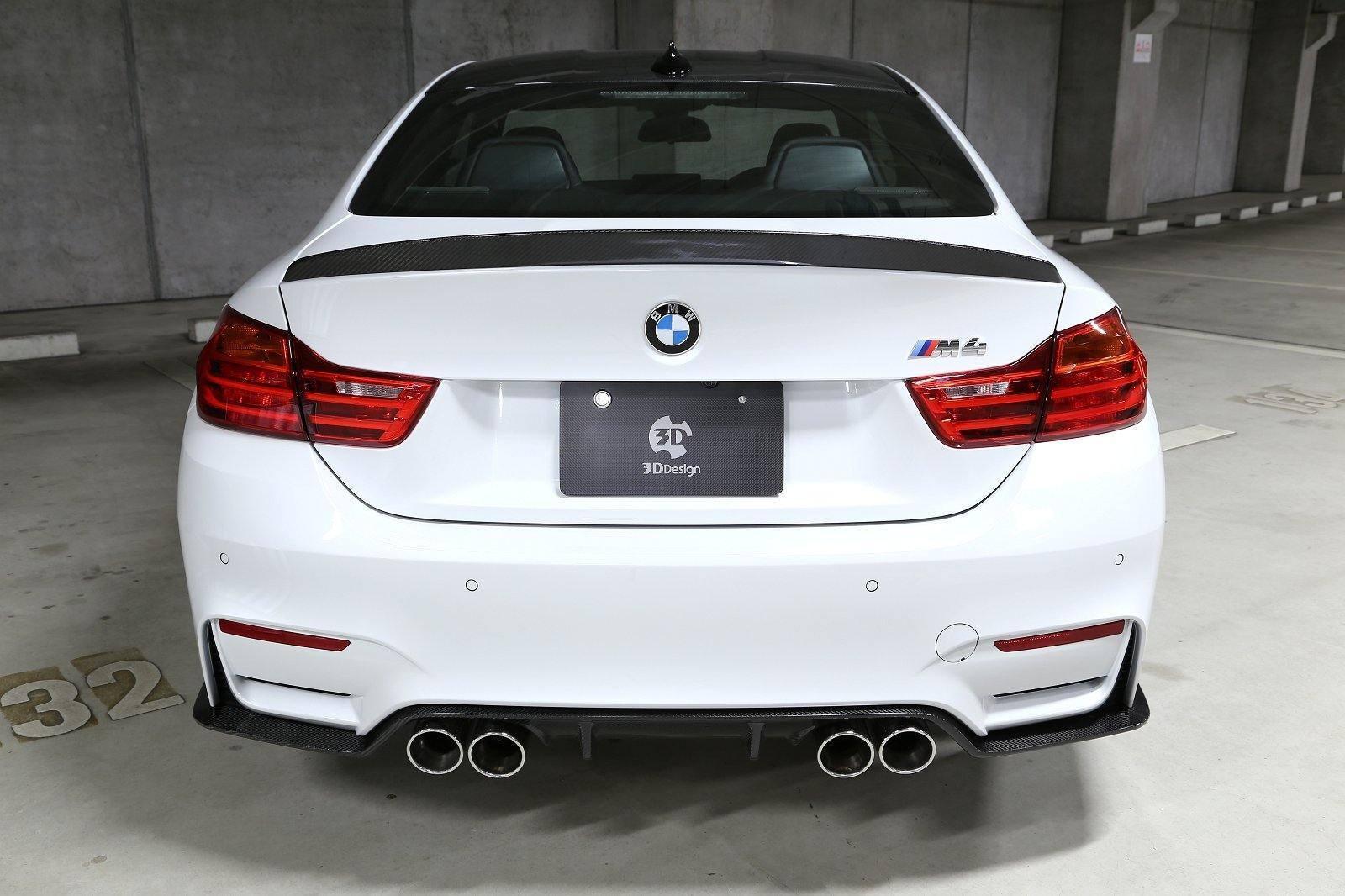 3DDesign Carbon Fibre Rear Spoiler for BMW M4 (2015-2020, F82) - AUTOID® - Rear Spoilers - 3DDesign