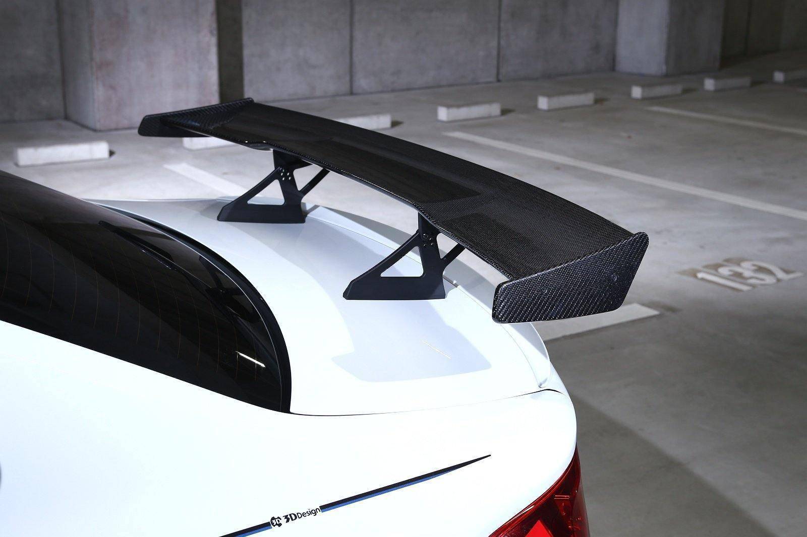 3DDesign Carbon Fibre Rear Spoiler Wing for BMW 2 Series & M2 (2014 - 2021, F22 F87) - AUTOID - Rear Wings - 3DDesign