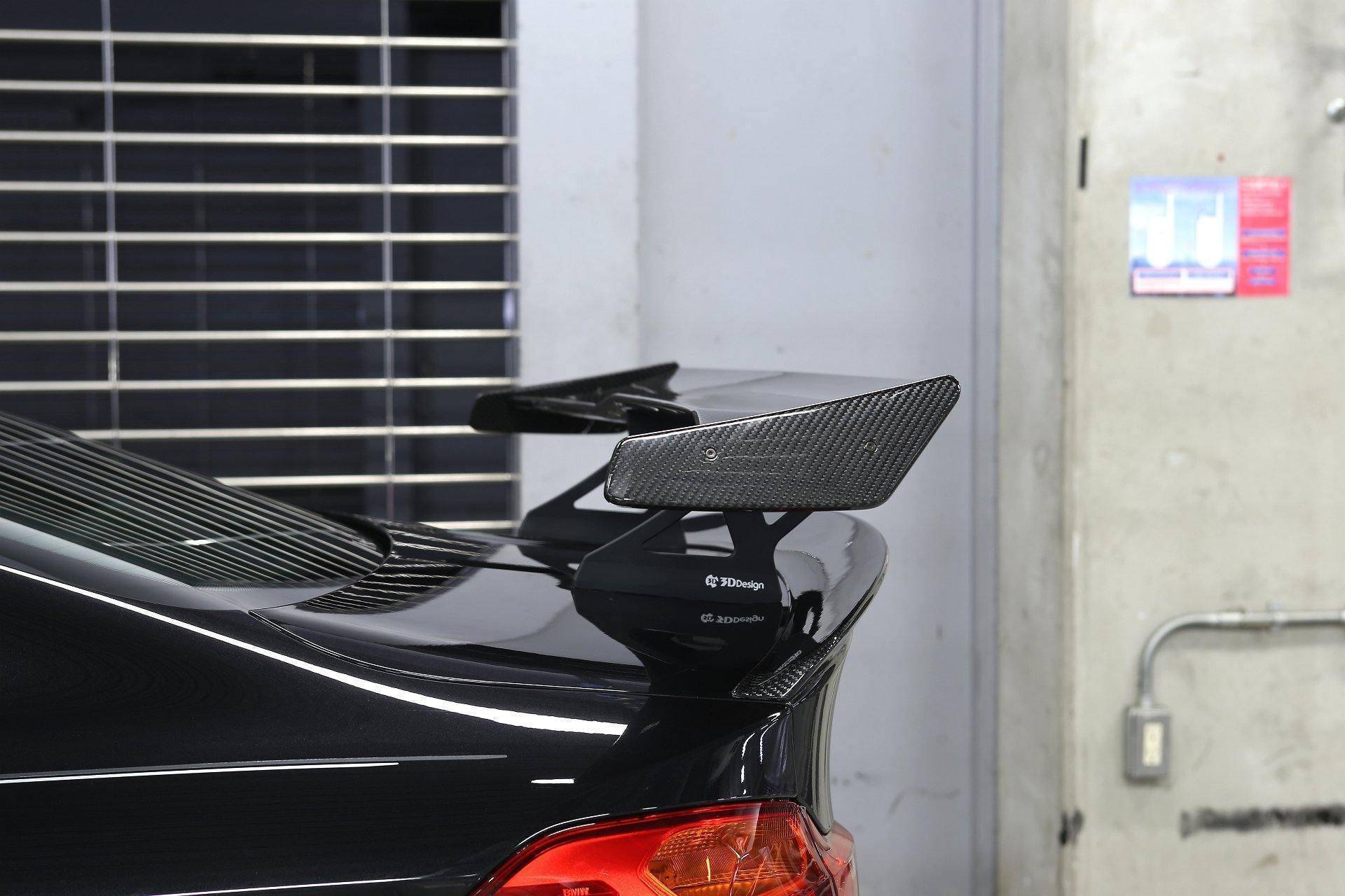 3DDesign Carbon Fibre Rear Spoiler Wing for BMW M4 (2015 - 2020, F82) - AUTOID - Rear Wings - 3DDesign