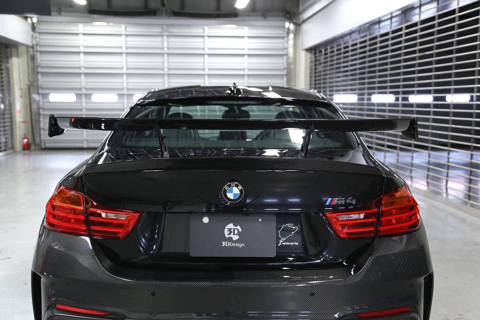 3DDesign Carbon Fibre Rear Spoiler Wing for BMW M4 (2015-2020, F82) - AUTOID® - Rear Wings - 3DDesign