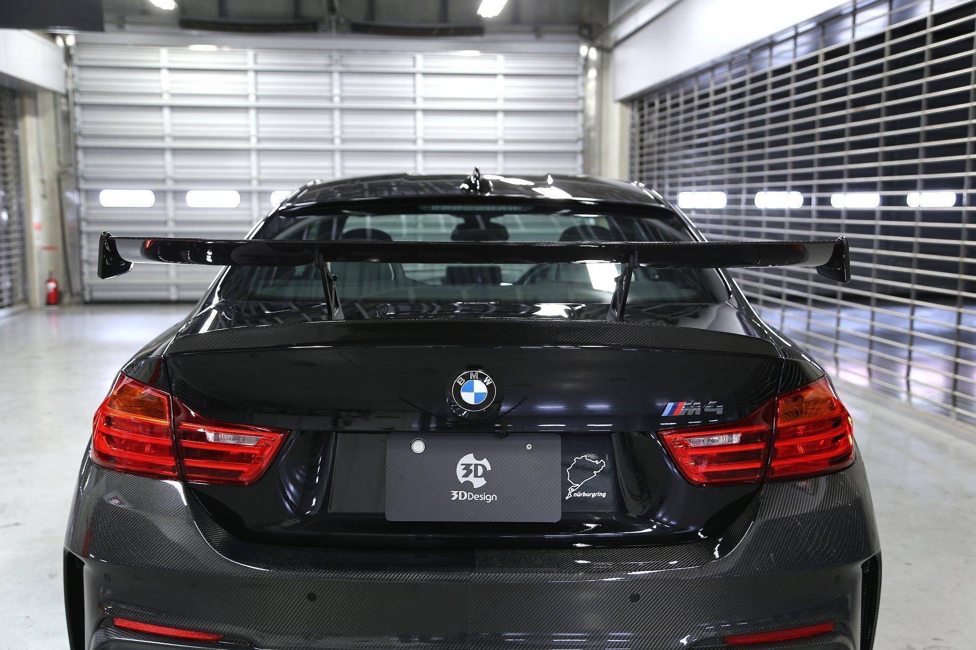 3DDesign Carbon Fibre Rear Spoiler Wing for BMW M4 (2015-2020, F82), Rear Wings, 3DDesign - AUTOID | Premium Automotive Accessories
