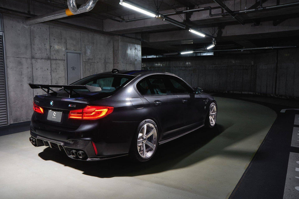 3DDesign Carbon Fibre Rear Wing Spoiler for BMW 5 Series & M5 (2017-2023, G30 F90) - AUTOID® - Rear Spoilers - 3DDesign