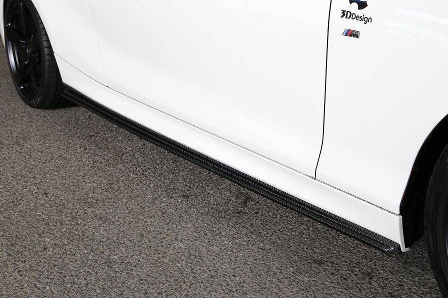 3DDesign Carbon Fibre Side Skirts for BMW 2 Series (2014-2020, F22 F23) - AUTOID® - Side Skirts & Winglets - 3DDesign