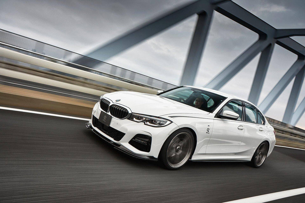 3DDesign Carbon Fibre Side Skirts For BMW 3 Series M Sport (2019+, G20 G21) - AUTOID® - Side Skirts & Winglets - 3DDesign