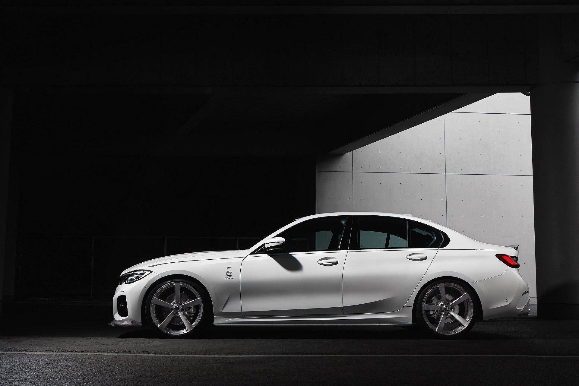 3DDesign Carbon Fibre Side Skirts For BMW 3 Series M Sport (2019+, G20 G21) - AUTOID® - Side Skirts & Winglets - 3DDesign