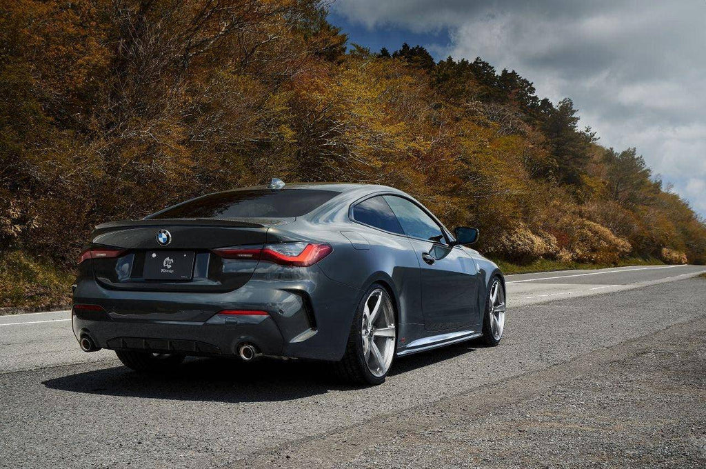 3DDesign Carbon Fibre Side Skirts for BMW 4 Series (2020+, G22 G23) - AUTOID® - Side Skirts & Winglets - 3DDesign