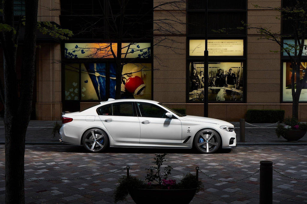 3DDesign Carbon Fibre Side Skirts For BMW 5 Series M Sport (2017-2023, G30 G31) - AUTOID® - Side Skirts & Winglets - 3DDesign