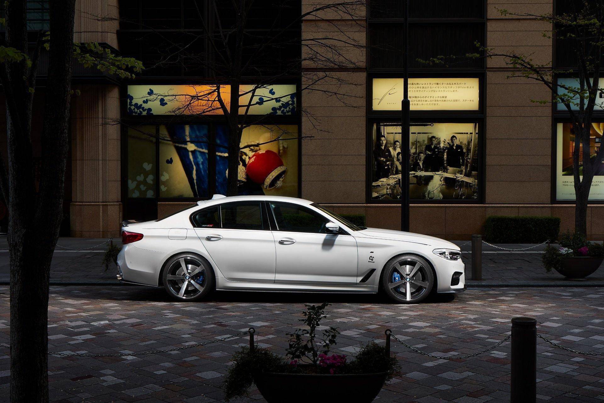 3DDesign Carbon Fibre Side Skirts For BMW 5 Series M Sport (2017-2023, G30 G31) - AUTOID® - Side Skirts & Winglets - 3DDesign
